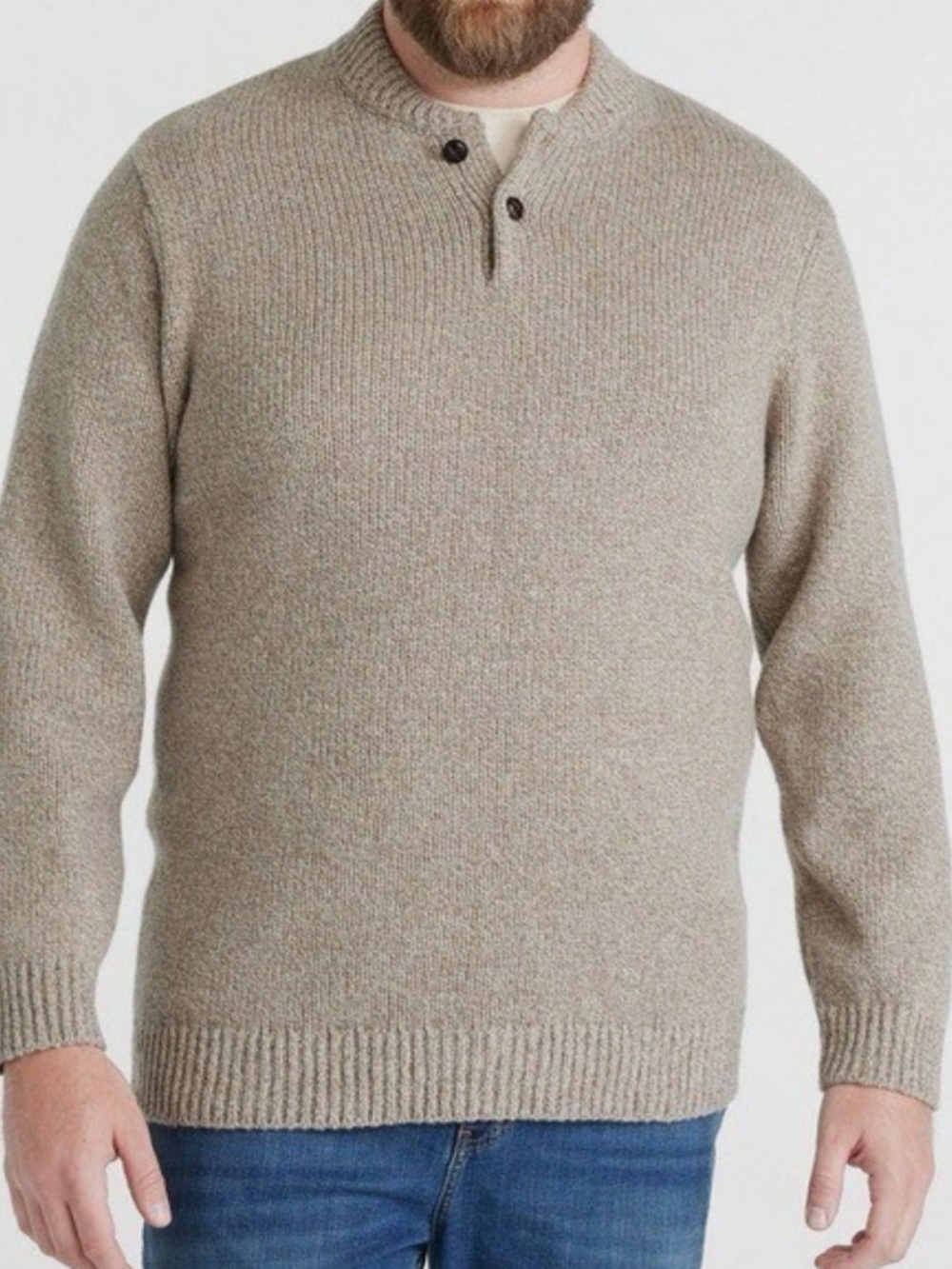 L.L.Bean Men's Classic Ragg Lamb’s Wool Henley
Sweater